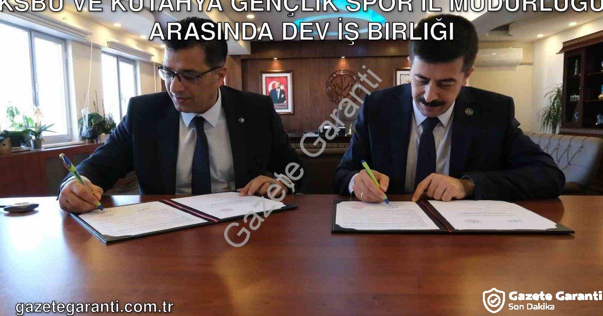 "KSBÜ ve Kütahya Gençlik Spor İl Müdürlüğü Arasında Dev İş Birliği" başlıklı haber için fotorealisti