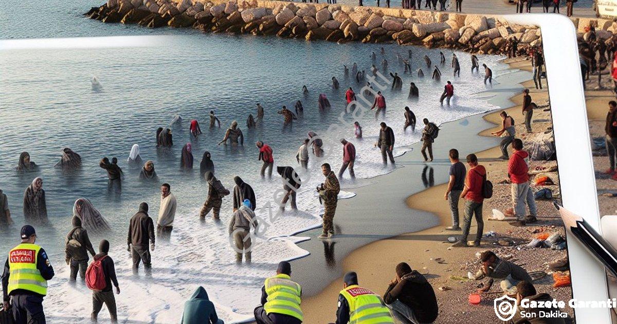 "İzmir Sahillerinde Hareketli Saatler: 120 Düzensiz Göçmen Yakalandı" başlıklı haber için fotorealis