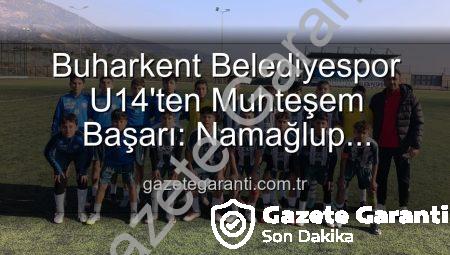 Buharkent Belediyespor U14’ten Muhteşem Başarı: Namağlup Şampiyonluk ve Unutulmaz Kutlama
