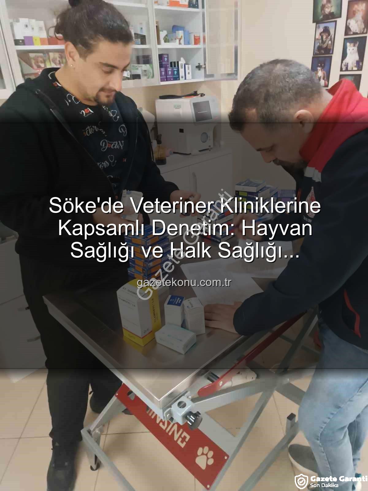 Söke veteriner denetimi - Söke'de Veteriner Kliniklerine Kapsamlı Denetim: Hayvan ve Halk Sağlığı Güvence Altında