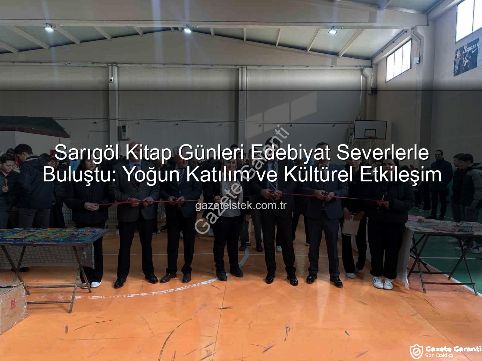 Sarıgöl Kitap Günleri - Sarıgöl 1. Kitap Günleri Edebiyat Şöleniyle Başladı: Yoğun Katılım ve Kültürel Etkileşim