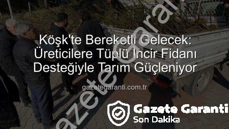 Köşk’te Bereketli Gelecek: Üreticilere Tüplü İncir Fidanı Desteğiyle Tarım Güçleniyor