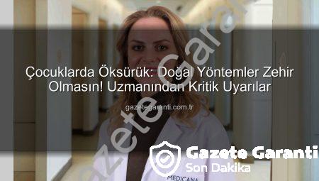 Çocuklarda Öksürük: Doğal Yöntemler Zehir Olmasın! Uzmanından Kritik Uyarılar